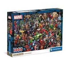CLEMENTONI - CLEMENTONI Pussel 1000 Pcs Impossible CB Marvel Avengers