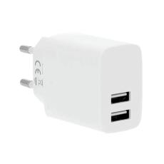 GEAR - GEAR Laddare 220V 2xUSB-A 3,4A Vit