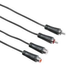 Hama - HAMA Kabel Audio 2xRCA-2xRCA Förlängning Svart 1.5m
