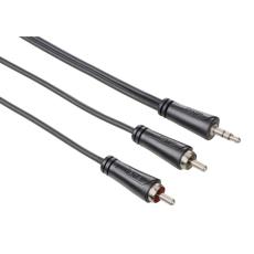 Hama - HAMA Kabel Audio 3.5mm-2xRCA Svart 5m