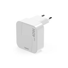 Hama - HAMA Laddare 2xUSB-C GaN PD 40W Snabb Hopfällbar Mini Vit