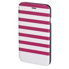 Hama - HAMA Mobilfodral Stripe Rosa/Vit - iPhone 6/6S
