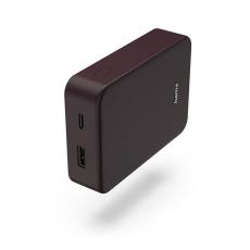 Hama - HAMA Powerbank Colour 10 10000mAh USB-C+USB-A Plommon
