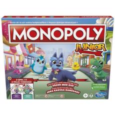 Hasbro - HASBRO Brädspel Monopoly Junior 2 Games In 1 (SE/FI)
