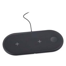 OEM - 15W Max Laddningsplatta för Telefon / Hörlurar / Smartklocka - Svart