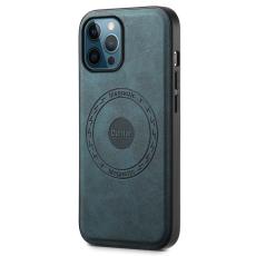 DENIOR - DENIOR A11 iPhone 12 Pro Max Fodral Retro PU+PC+TPU Blå