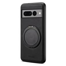 DENIOR - DENIOR Google Pixel 7 Pro 5G Magnetfodral Läder PC TPU Svart
