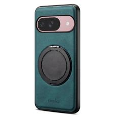 DENIOR - DENIOR Pixel 9 Pro Magnetfodral Läder PC TPU - Blå