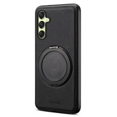 DENIOR - DENIOR A14 Samsung Galaxy A16 5G Fodral Läder PC TPU Svart