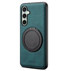 DENIOR - DENIOR A14 Samsung Galaxy S24 Magnetfodral Läder PC TPU Blå