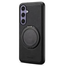 DENIOR - DENIOR Samsung Galaxy S24 Plus Magnetiskt Fodral Läder PC TPU - Svart