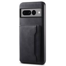 DENIOR - DENIOR D13 Google Pixel 7 Pro Fodral Äkta läder Svart