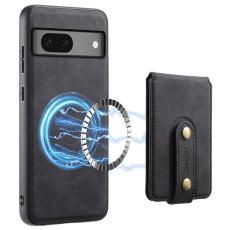 DENIOR - DENIOR D14 Google Pixel 7 5G Magnetfodral PU+PC+TPU Svart