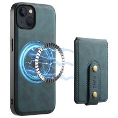 DENIOR - DENIOR D14 iPhone 13/14 Fodral Retro PU+PC+TPU Blå