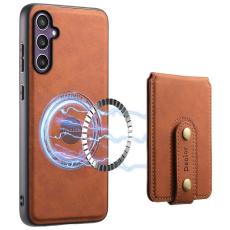 DENIOR - DENIOR D14 Samsung Galaxy S23 FE Fodral Äkta läder Brun