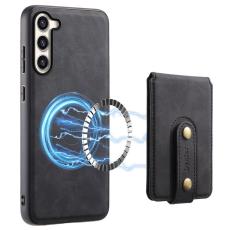 DENIOR - DENIOR D14 Samsung Galaxy S23 Plus Fodral Äkta läder Svart