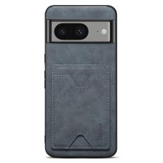 DENIOR - DENIOR Google Pixel 8 Fodral PU-läder TPU Grå
