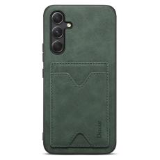 DENIOR - DENIOR Samsung Galaxy A54 5G Skal PU-läder Grön