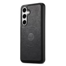 DENIOR - DENIOR Samsung Galaxy S24 Plus Fodral Äkta Läder Svart