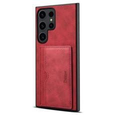DENIOR - DENIOR Samsung Galaxy S24 Ultra Fodral Äkta Läder Röd
