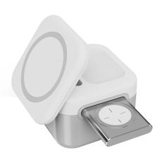 OEM - H31 15W 3-i-1 Magnetisk Trådlös Laddare för Mobil, Hörlurar, Smartklocka