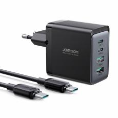 OEM - JOYROOM TCG02 GaN Ultra 67W Snabbladdare 4-Port USB+Type-C, svart