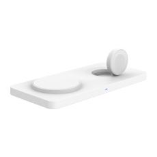 OEM - M13 2-i-1 Magnetisk Trådlös Laddningsplatta för AirPods/iPhone/Apple Watch