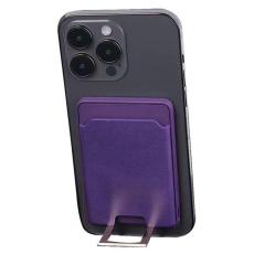 OEM - Magnetisk trådlös laddare 4-i-1 15W med ställ och kortfack - Lila