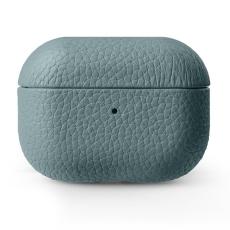 Melkco - MELKCO Fodral för Apple AirPods Pro Äkta läder PC Blå