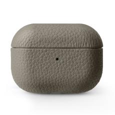 Melkco - MELKCO Fodral för Apple AirPods Pro Äkta läder PC Grå