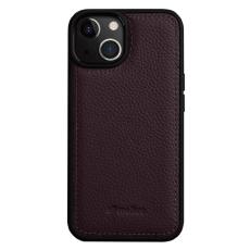 Melkco - MELKCO iPhone 14 Fodral Stöttåligt Äkta Läder + PC - Lila