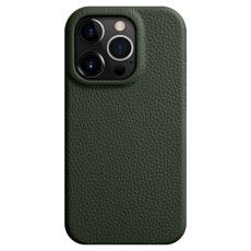 Melkco - MELKCO iPhone 15 Pro Max Skal Magnetisk Äkta Läder + PC - Grön