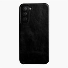 Melkco - MELKCO Samsung Galaxy S22 Plus Fodral Äkta Läder Svart