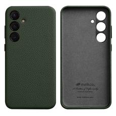Melkco - MELKCO Samsung Galaxy S24 Skal Äkta Läder + PC - Grön