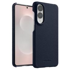 Melkco - MELKCO Samsung Galaxy S25 Edge Skal Äkta Läder PC - Mörkblå