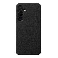 Melkco - MELKCO Samsung Galaxy S25 Plus Skal Äkta Läder PC Svart