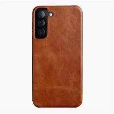 Melkco - MELKCO Fodral för Samsung Galaxy S22 5G Äkta läder PC - Brun