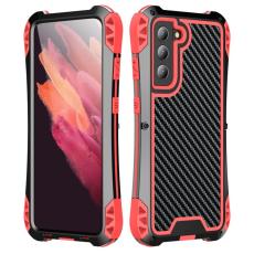 R-JUST - R-JUST AMIRA Skal Carbon Fiber Galaxy S21 FE 5G Röd