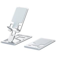 R-JUST - R-JUST HZ16 Justerbar Metall Ställning för Mobil och Tablet - Silver