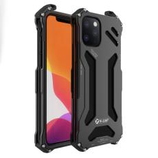 R-JUST - R-JUST iPhone 13 Pro Skal i Aluminium Shockproof - Svart