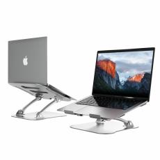 R-JUST - R-JUST Lifting Hollow-carved Laptop Bracket - Svart Aluminium