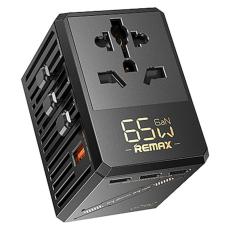 OEM - REMAX RP-U191 65W GaN Snabbladdare 1A4C Multiport Adapter för flera enheter
