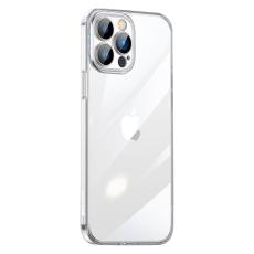 SULADA - SULADA Crystal Steel Series iPhone 15 Pro Skal TPU+Glas Transparent