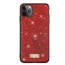 SULADA - SULADA Dazzling Glittery TPU Skal för iPhone 12/12 Pro - Röd