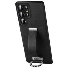 SULADA - SULADA Fashion Series Galaxy S25 Ultra Skal Läder Svart