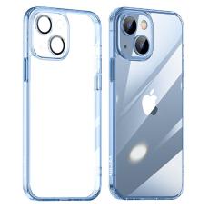 SULADA - SULADA iPhone 15 Plus Skal Crystal Steel TPU + Härdat Glas Blå