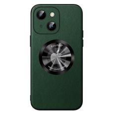 SULADA - SULADA iPhone 15 Plus Skal i PU Läder och TPU - Grön