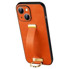 SULADA - SULADA iPhone 15 Plus Skal Kickstand PU+PC+TPU Orange