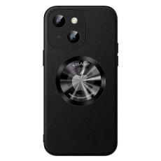 SULADA - SULADA iPhone 15 Plus Skal Microfiber Läder + TPU Stöttålig - Svart