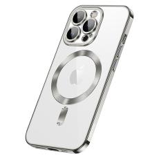 SULADA - SULADA iPhone 15 Pro Max Skal Electroplating TPU Tempered Glass Grå